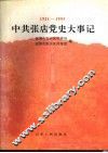中共张店党史大事记  1921-1995 封面
