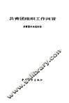 共青团组织工作问答 封面