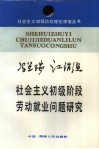 社会主义初级阶段劳动就业问题研究 封面