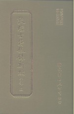 敦煌古籍叙录新编  第12册  子部 封面
