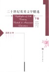二十世纪英美文学精选  下  英国文学 封面