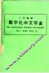 数字化中文字汇  三角编号 封面