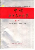 中国天然气地质学  卷1 封面