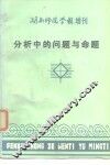 分析中的问题与命题 封面
