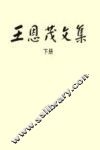 王恩茂文集  下 封面