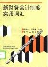 新财务会计制度实用词汇 封面