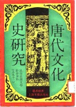 唐代文化史研究 封面