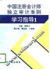 中国注册会计师独立审计准则学习指导  1 封面