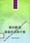 振兴新疆县级经济四十策 封面