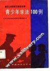 普及法律常识通俗读物  青少年学法100例 封面