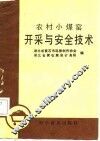 农村小煤窑开采与安全技术 封面