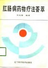 肛肠病药物疗法荟萃 封面