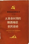大革命时期的陕西地区农民运动 封面
