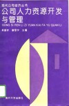 公司人力资源开发与管理 封面