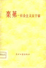 栾  社会主义实干家 封面