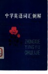 中学英语词汇例解 封面