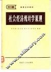 社会经济统计学原理 封面