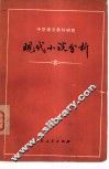 现代小说分析 封面