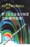 新工业企业会计制度实际操作掼指南 封面