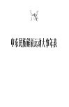 中东民族解放运动大事年表  1917-1958 封面