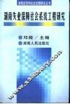 湖南失业保障社会系统工程研究 封面