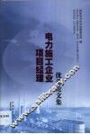 电力施工企业项目经理优秀论文集 封面