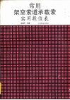 常用架空索道承载索实用数值表 封面