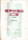 童声合唱20首  五线谱本 封面