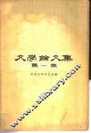 文学论文集  第1册 封面