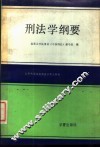 刑法学纲要 封面