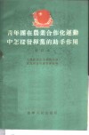 青年团在农业合作化运动中怎样发挥党的助手作用 封面