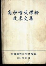 高炉喷吹煤粉技术文集 封面