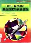 DOS程序设计高级技术与实例剖析 封面