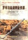 罗布泊盐湖钾盐资源 封面
