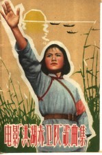 电影《洪湖赤卫队》歌曲集  简谱本 封面