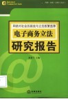 网络对社会的挑战与立法政策选择  电子商务立法研究报告 封面