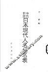 日本现代人名地名表 封面