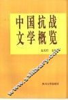 中国抗战文学概览 封面