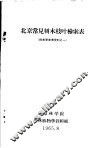 北京常见树木枝叶检索表  树木学参考资料之一 封面
