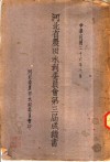 河北省农田水利委员会第三届成绩书 封面