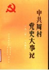 中共周村党史大事记  1925-1949 封面