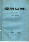 中国共产党寿光市历史大事记  1949.10-2001.12  征求意见稿 封面