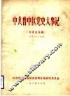 中共鲁中区党史大事记  征求意见稿  1937-1948 封面
