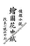 侦探小说  绘图花中贼 封面