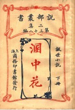 讽世小说  溷中花  下  第2集第38编 封面