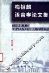 梅祖麟语言学论文集 封面