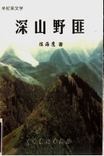 深山野匪  半纪实文学 封面