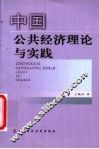 中国公共经济理论与实践 封面