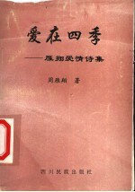 爱在四季：雁翔爱情诗集 封面
