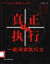 真正de执行 一箭洞穿执行力 封面